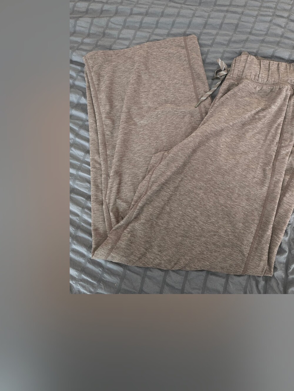 FLX Womens Casual Lounge Pants in Heather Brown